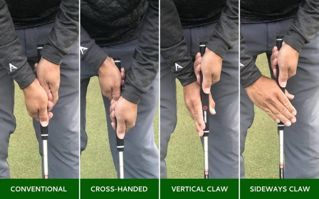 Golf Putting Grips - 5 Types